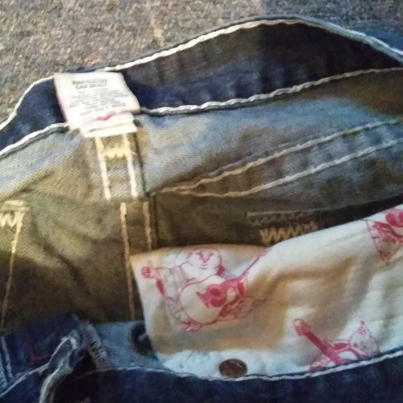 Dark blue true religion jeans cheap like new. - Picture 3 of 5